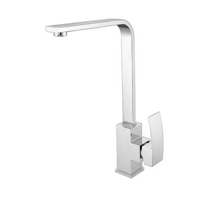 Chine Modern Manufacturers Deck Mounted High Spout UPC Polished Brass Single Handle Kitchen Sink Faucet à vendre