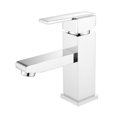 Chine Modern Brass Chrome Single Handle Bathroom Sink Basin Faucet à vendre