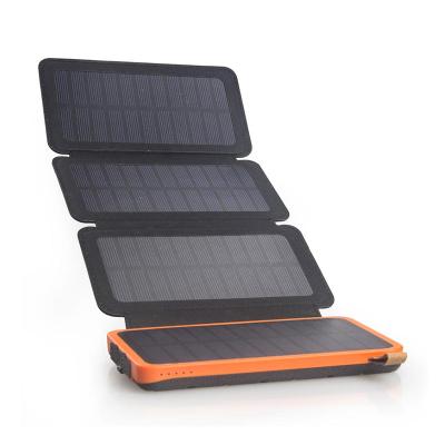 China Waterproof solar power bank MIQ 2/3/4pcs fold panel solar power bank fast charging solar power bank for sale