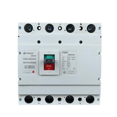 China Universal Industrial 4p 800a Cast Waterproof Enclosure Circuit Air Breaker PSM1-800/4P for sale