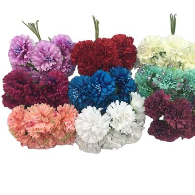 China DIY Decoration Fake Braids Festival Decor Silk Carnation Tassel Artificial Mini Hydrangea Party Home Wedding DIY Decoration Fake Garlands for sale