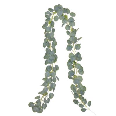 China Direct Touch Green Eucalyptus Leaves Eucalyptus Leaves Leaf Garland 1pc for sale