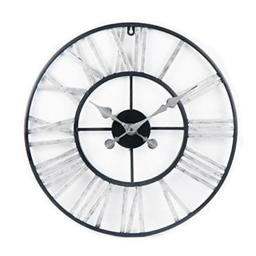 China Retro Style Antique CLASSIC Wall Clocks Wall Nordic Luxury Home Decoration Art Wall Clock Unique Large Design Antique Metal for sale