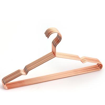 China Baby Pants Hanger Metal Hangers Minimalist Copper Shop for sale