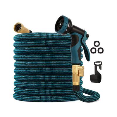 China Newest Adjustable 30 Meters Customizable PVC Expandable Hose With Metal Spray Nozzle for sale