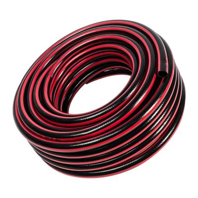 China Light Weight 1/2 Inch High Quality 3 Layer PVC Garden Hose Pipes Customized Design 3/4 Inch Non Braided Garden Water Hose Irrigation Hose for sale