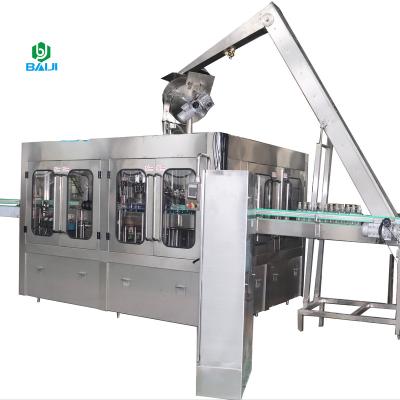 China T Or Straight Bottle Liquor Glass Small Scale Bottling Machine / Alcohol Whiskey Filling Equipment for sale