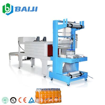 China Semi Automatic Beverage PE Film Shrink Wrapping Machine PE Wrapping Film Wrapping Machine for sale