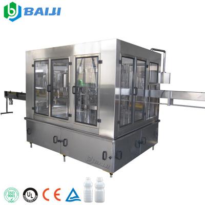 China Automatic Beverage PE Bottle Lychee Milk Drink Making Machine Production Filling Capping Line for sale