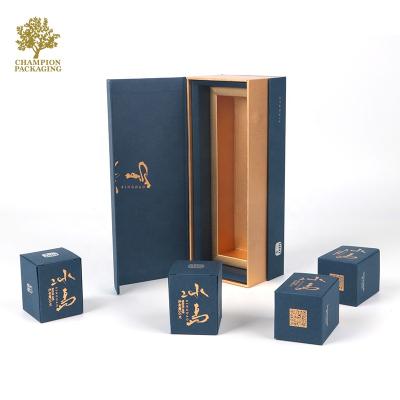 China Custom Luxury Hot Recycled Materials Factory Sales Tea Canisters Tea Packaging Box With Your Logo for sale