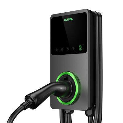 China Autel wallbox 22kw EV wall charger three AC W22-C5 EU fast charger Ethernet electric car Bluetooth WiFi charger station Max Phases 32A for sale