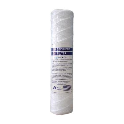 China Hotels Hotels 10 Inch PP Water Purifier Wire Wrapped Blown Filter Cartridge for sale