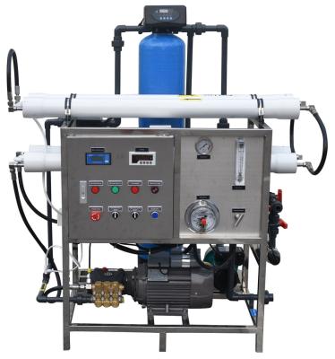 China Portable Salt Desalination 200lph Seawater Desalination Electric RO Seawater Desalination Plant for sale