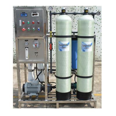 China Seawater Desalination 250lph Seawater Desalination RO Porcelain Salt Seawater Treatment Plant Portable Desalination System for sale