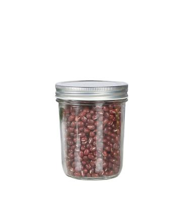 China New Product Food Mason Jars With Metal Lids For Food Canning for sale