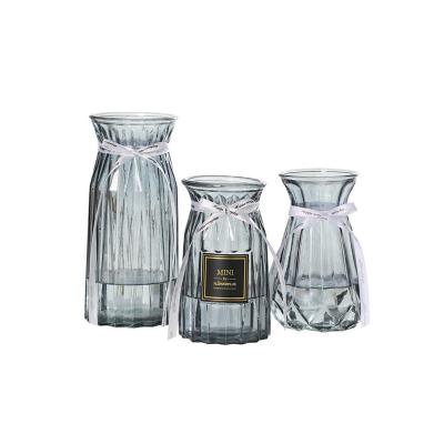 China Wholesale Cylinder Wedding Flower Vase Table Flower Vase Traditional Unique Cheap Transparent Clear Clear for sale