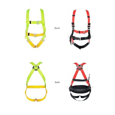 China Wholesale Universal High Tenacity Polyester Adjustable Retractable Rope Full Body Access Harness Full Body Safety Belts Outdoor Seat Harness for sale