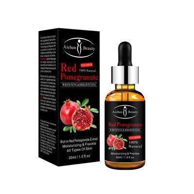 China Pure Natural Red Moisturizer Pomegranate Anti Wrinkle Firming Moisturizer Whitening Face Serum for sale