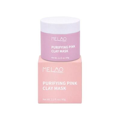 China Hot Selling Moisturizer Cleansing Organic Pink Skin Off Whitening Mud Exfoliating Clay Pink Skin Care Facial Sheet for sale