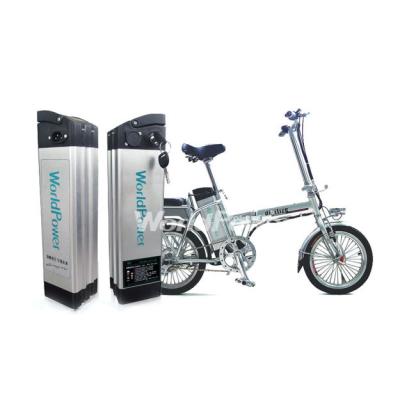 China Electric Bicycles/Scooters 24v 36V 9Ah 13Ah Silver Fish Lithium Ion Li Ion Electric Bike Ebike Battery Pack for sale