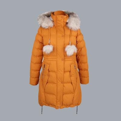 China 2021 Wholesale Anti-wrinkle OEM Polyester Women's Bubble Bomber Padded Long Winter Jackets And Coats for sale