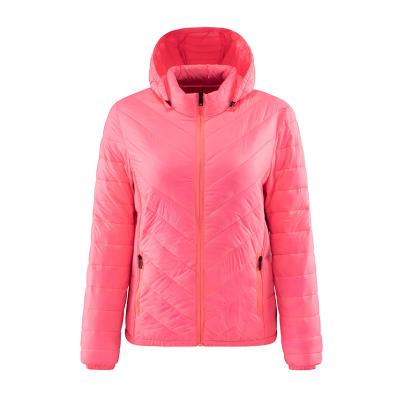 China Anti-Wrinkle Ultralight Breathable Winter Jacket Light Good Quality Women's Outdoor Bottom Stripper With Hood Down Jacket Women for sale