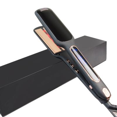 China Highest Custom Super Wide Titanium Flat Irons Flat Irons OEM Standard Professional Wholesale Hair Straightener for sale