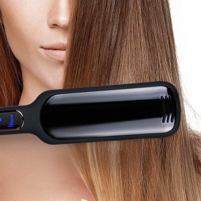 China Hotel Professional 450 Degree Hair Straightener Wholesale Ceramic Coat Iron Tourmaline Shiny Flat Hair Straightener for sale