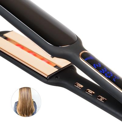 China Highest Standard Hair Care Straighteners Hair Straighteners Ceramic Cold Ultrasonic Infrared Treatment Flat Iron for sale