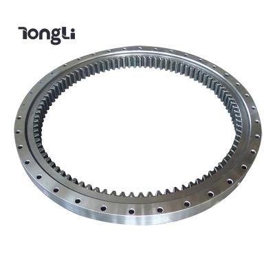 China Four/Eight Point Contact Tongli 0.8 Ton Excavator Slewing Bearing for sale