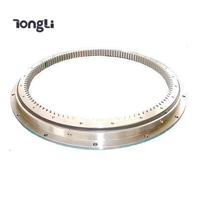 China Eight Point Contact Tongli 400 Ton Meter Tower Crane Slewing Bearing for sale