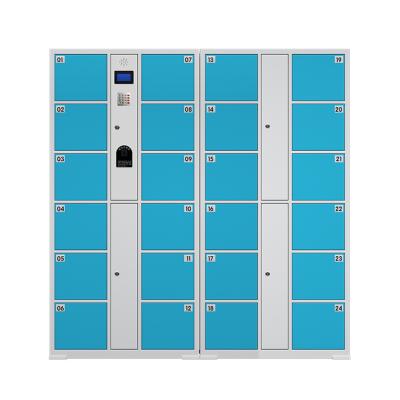 China Mordern heated retail refrigerated private room rental system lithium battery restaurant supermarket smart locker with window for sale