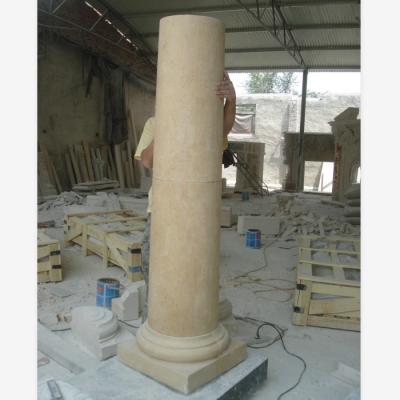 China Roman columns of solid marble stone for sale