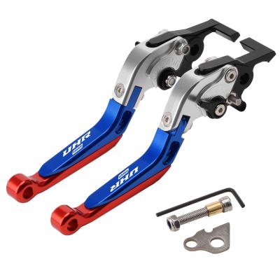 China Aluminum Spider Motorcycle Aluminum Brake Levers For Haojue UHR 125cc 150cc Motorcycle for sale