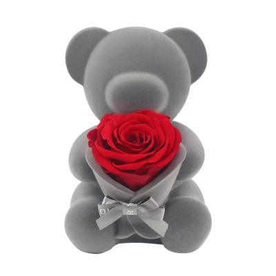 China Wholesales Handcrafted Ursa Minor Waving Preserved Flowers Wedding Gifts for Home Decor Mother Valentines Day Gifts Wife Daughter for sale