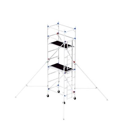 China Aluminum alloy 6082-T6 full in specifications mobile aluminum construction scaffold H frame straight scaffolds for sale