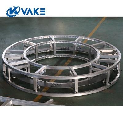 China 6082-T6 Aluminum Alloy Free Sample DMX Electric Motor Circle Rotate Lighting Truss for sale