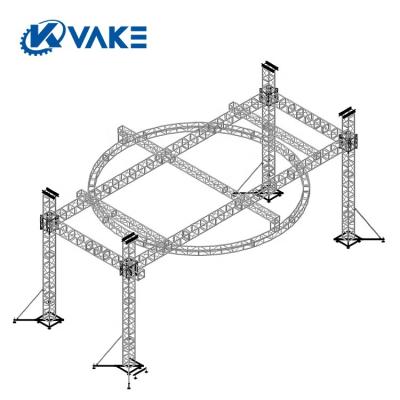 China Factory Customized Events Roof Truss 3T Loading Capacity Aluminum Alloy Truss With Lift System Aluminum Truss Structure for sale