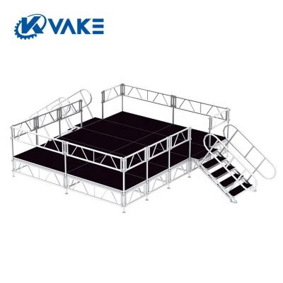 China Events Events Use 6082-T6 Aluminum Materials Cheap Stage Structure Portable Stage System Assemble Aluminum Alloy Stage for sale