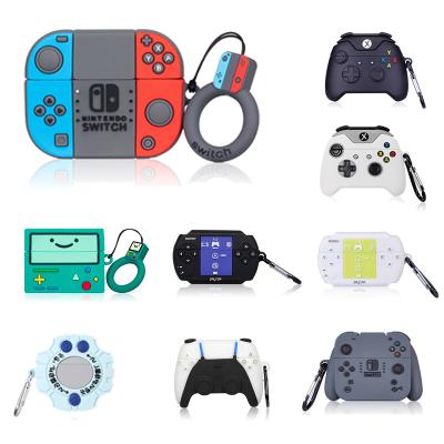 China Cute Soft Silicone 3D Case Design Switch Game Console Earphone Accessories 3D Silicone Earphone Case For Airpod Case For Pro Case for sale