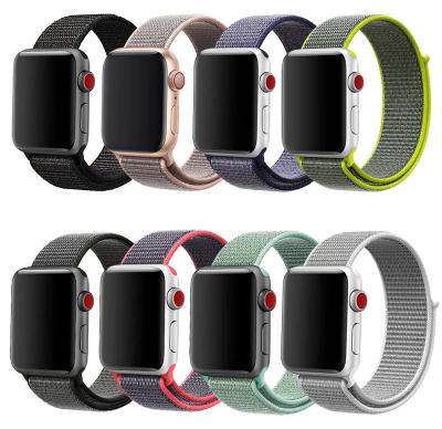 China Free Sample Replacement For Apple Watch Band Strap Buckle Nylon Strap For Apple Watch 38/40mm 42/44mm for sale