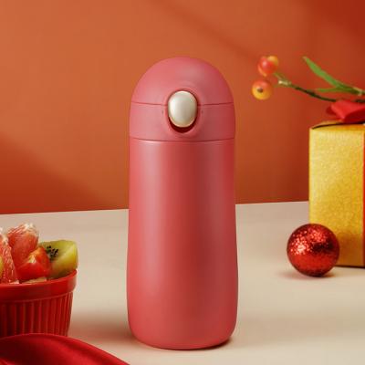 China 310ml/11oz Female Vacuum Flask Flip Top Insulated Double Wall Flask Cute Wholesale Custom PORTABLE Stainless Steel Thermos Flask for sale