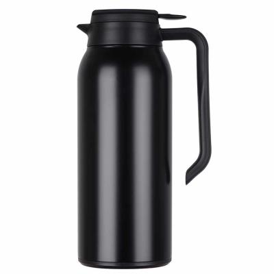 China Portable Outdoor Thermo Pot 1500ml Stainless Steel Portable Coffee Teapot Coffee Kettle Vacuum Viable White Coffee for sale