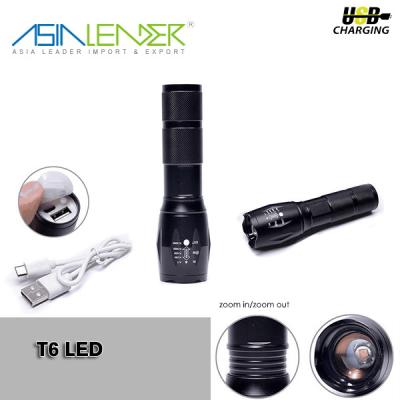 China Industrial for Camping, Emergency, 100% Industrial White, 30% White-SOS Cree Aluminum Rechargeable Smart Flashlight for sale