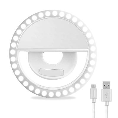 China ABS 30 LED Universal Rechargeable LED Pocket Ring Fill Lights for sale