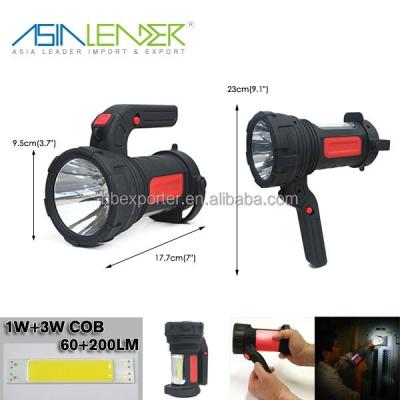 China With Adjustable Handle And Hook Battery Operated 4W LED Spotlight Super Bright Light for sale