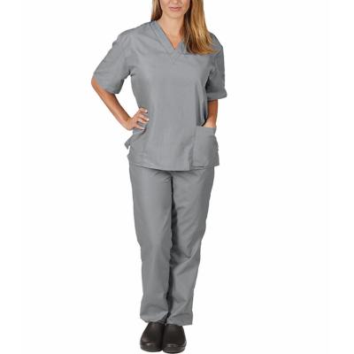 China Amazon Doctor Coveralls Operating Room Split Uniform Factory Direct Sales Frontier Comfortable Breathable Nurse Surgical Gown Set Customization for sale