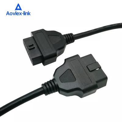 China Diagnostic OBD II 16Pin J1962 Male To Female OBD2 Tools Cables Car Adapter Converter Diagnostic Extension Cable for sale