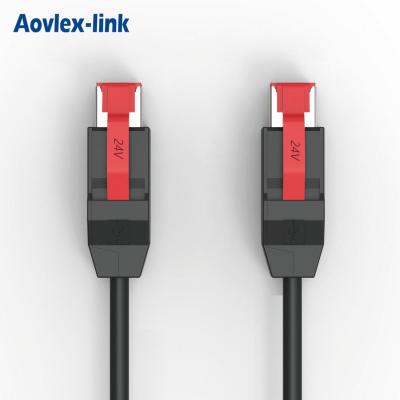 China POS Sysyem 24V Powered USB Cable Retail USB Plus Power Cable For EPOS Printers POS Terminals for sale