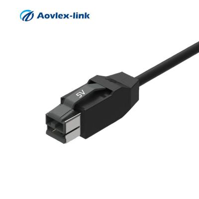 China POS System 5V Powered USB Cable Male To USB 2.0 Male Type A Connector Scanner Computer Printer Cable Shape Shenzhen Manufacturer for sale